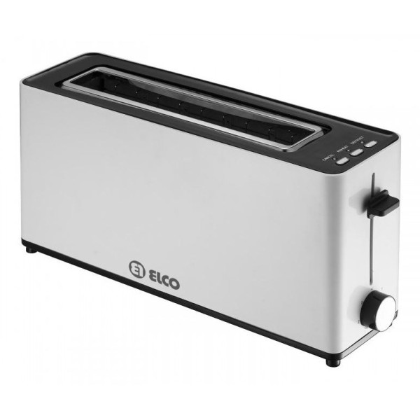 Elco PT-1079B tostadora 1 rebanada(s) 900 W Negro, Acero inoxidable
