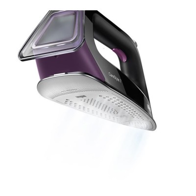 Braun CareStyle 7 IS 7144 BK Plancha vapor-seco Suela de Eloxal 2400 W Negro, Púrpura, Plata