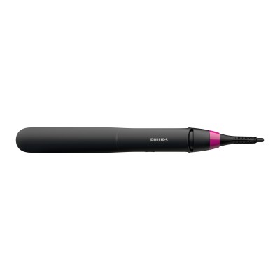 Philips StraightCare Essential BHS375 00 Utensilio de peinado Cepillo alisador Caliente Negro, Rosa 1,8 m