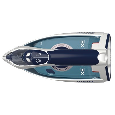 Imetec ZeroCalc Z1 2500 Plancha vapor-seco Suela de acero inoxidable 2200 W Verde azulado, Blanco