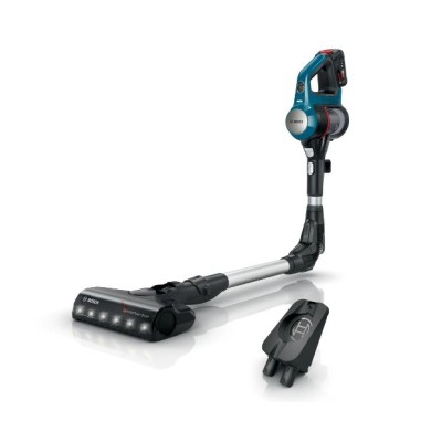 Bosch BSS71125AH aspiradora de pie y escoba eléctrica Aspiradora escoba 2 en 1 Batería Secar Sin bolsa Negro, Azul
