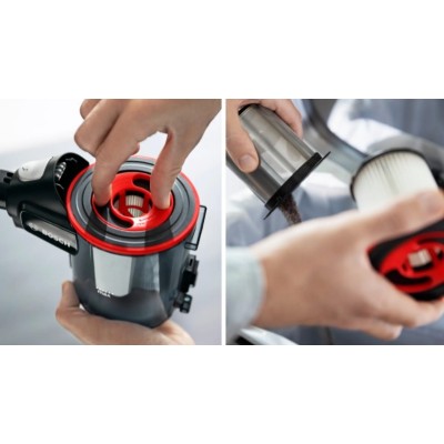 Bosch BSS71125AH aspiradora de pie y escoba eléctrica Aspiradora escoba 2 en 1 Batería Secar Sin bolsa Negro, Azul