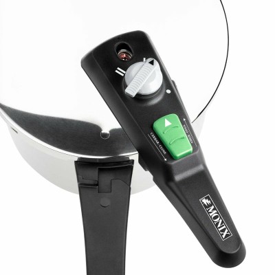 Monix Quick 9 L Negro, Acero inoxidable