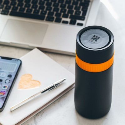 BRA Efficient A198107 termo 0,5 L Negro, Naranja