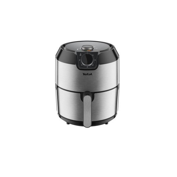 Tefal Easy Fry EY201D freidora Sencillo 4,2 L Independiente 1500 W Freidora de aire caliente Negro, Acero inoxidable