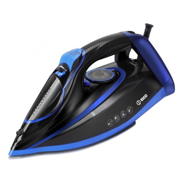 Elco PPR-3103 plancha Plancha vapor-seco Suela de cerámica 3100 W Negro, Azul