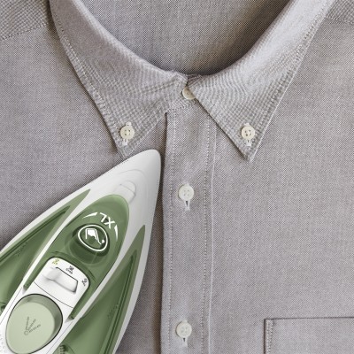 Tefal Easygliss Eco FV5781 Plancha vapor-seco Suela de Durilium Airglide 2800 W Blanco, Verde