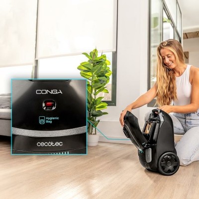 Cecotec Conga Powerbag 4000 XL 4 L Aspiradora cilíndrica Secar 890 W Bolsa para el polvo