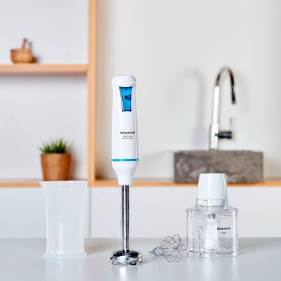 Taurus Robot 750 easy plus Batidora de inmersión 750 W Azul, Blanco