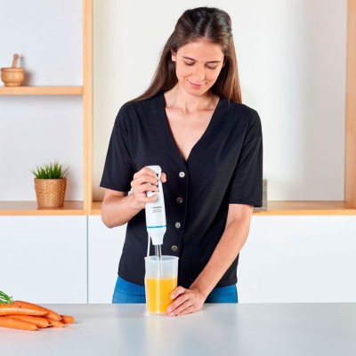 Taurus Robot 750 easy plus Batidora de inmersión 750 W Azul, Blanco