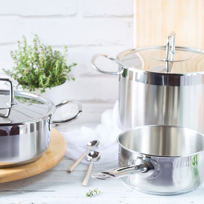 BRA Profesional A343955 Olla alta 8,5 L Acero inoxidable