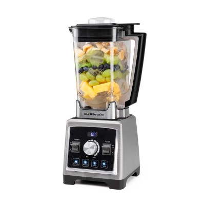 Orbegozo BV 9800 licuadora Batidora de vaso 1500 W Negro, Acero inoxidable