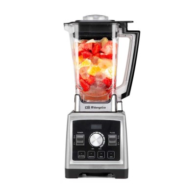 Orbegozo BV 9800 licuadora Batidora de vaso 1500 W Negro, Acero inoxidable