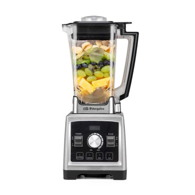 Orbegozo BV 9800 licuadora Batidora de vaso 1500 W Negro, Acero inoxidable