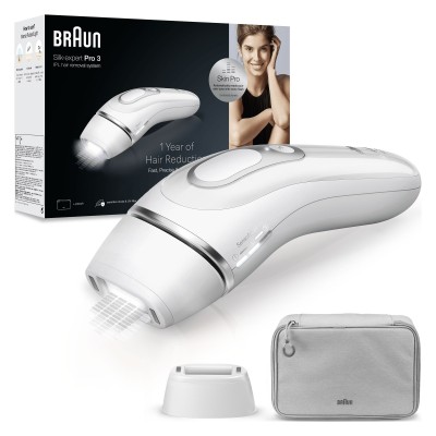 Braun Silk-expert Pro Silk expert Pro 3 PL3020 Luz pulsada intensa (IPL) Plata, Blanco