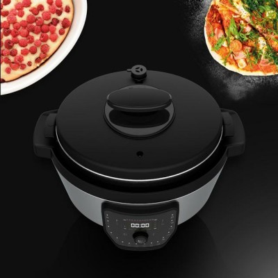 Cecotec Olla GM H Ovall 8 L 1000 W Negro, Acero inoxidable