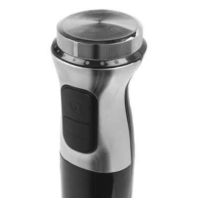 Princess 221222 0,7 L Batidora de inmersión 1000 W Negro, Acero inoxidable, Transparente