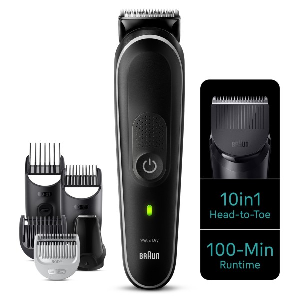 Braun MGK5440 cortadora de pelo y maquinilla Negro 18 Ión de litio