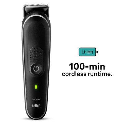 Braun MGK5440 cortadora de pelo y maquinilla Negro 18 Ión de litio