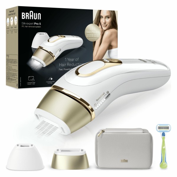 Braun PL5152 Luz pulsada intensa (IPL) Oro, Blanco