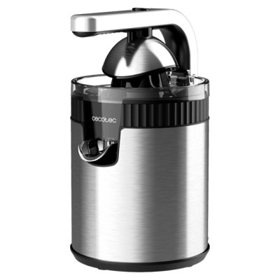 Cecotec Xqueeze RetroJuice 600 Steel Licuadora centrífuga 600 W Negro, Metálico