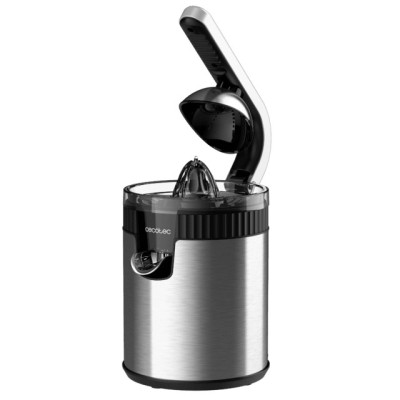 Cecotec Xqueeze RetroJuice 600 Steel Licuadora centrífuga 600 W Negro, Metálico