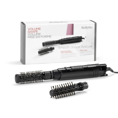 BaByliss AS86E Utensilio de peinado Cepillo de aire caliente Caliente Negro 300 W 1,8 m