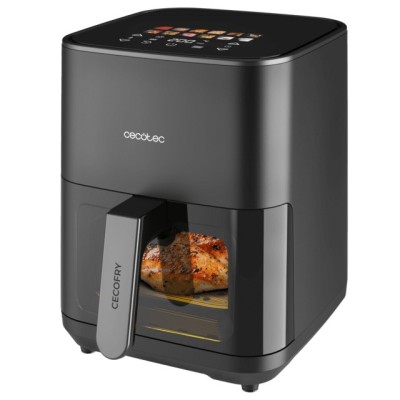 Cecotec Cecofry&Grill Duoheat 4000 Sencillo 4 L Independiente 1900 W Freidora de aire caliente Negro