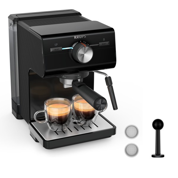 Krups Authentic XP381810 cafetera eléctrica Semi-automática Máquina espresso 2 L