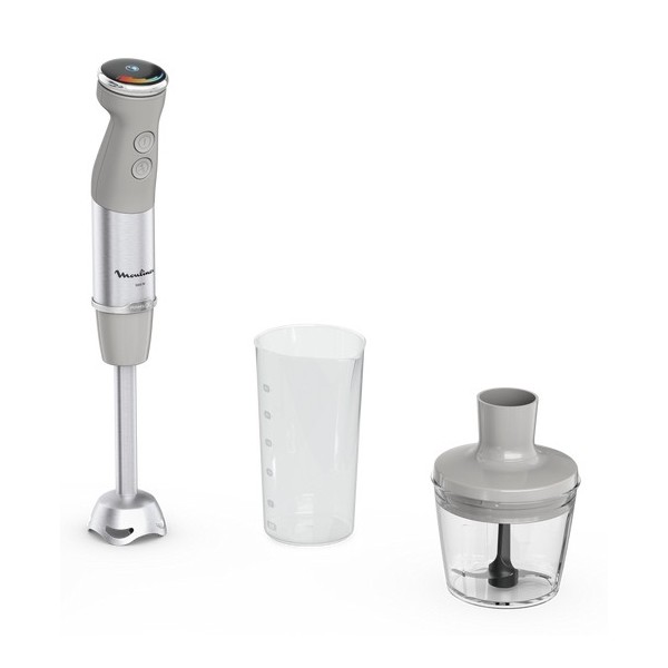 Moulinex DD672B Batidora de inmersión 1000 W Gris, Acero inoxidable