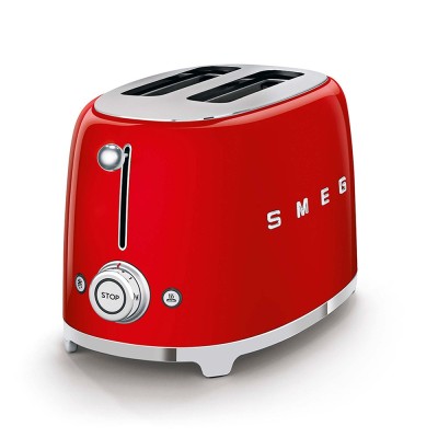 Smeg TSF01RDEU tostadora 6 2 rebanada(s) 950 W Rojo