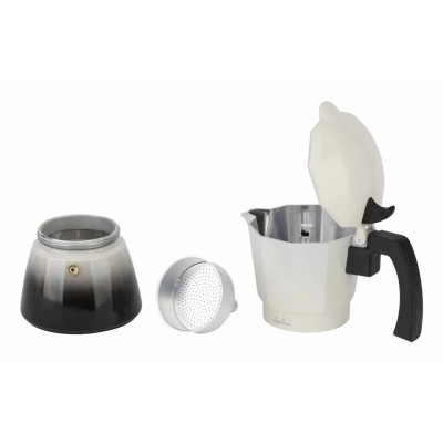 JATA HCAF2406 cafetera manual Cafetera italiana 0,3 L Negro, Blanco