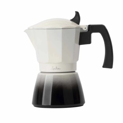 JATA HCAF2412 cafetera manual Cafetera italiana 0,7 L Negro, Blanco