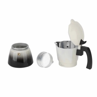 JATA HCAF2412 cafetera manual Cafetera italiana 0,7 L Negro, Blanco