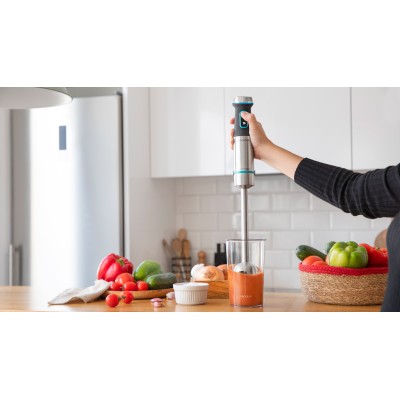 Cecotec Power TitanBlack 1200 XL PerfectCream&Crush Batidora de inmersión 1200 W Negro, Verde, Acero inoxidable