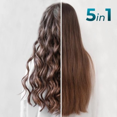 Cecotec 03446 Utensilio de peinado Herramienta de peinado con múltiples accesorios Caliente Gris, Oro rosado 1000 W 1,8 m