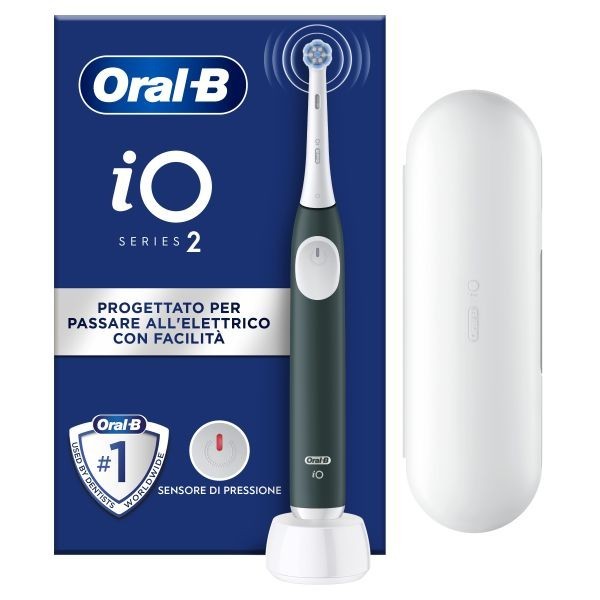Oral-B iO2 Adulto Cepillo dental vibratorio Verde, Blanco