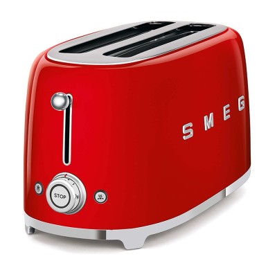 Smeg TSF02RDEU tostadora 6 4 rebanada(s) 1500 W Rojo