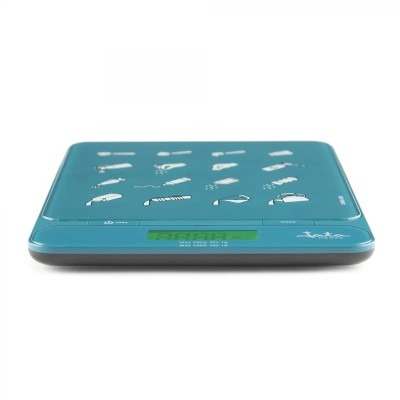 JATA HBAL1204 báscula de cocina Azul Encimera Rectángulo Báscula electrónica de cocina