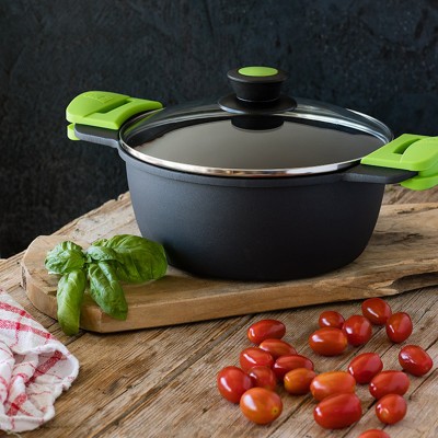 BRA A400332 cacerola 8,3 L Alrededor Negro