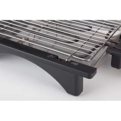 JATA BQ95 barbacoa y parrilla al aire libre Mesa Eléctrico Negro 2000 W