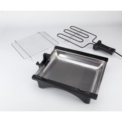 JATA BQ95 barbacoa y parrilla al aire libre Mesa Eléctrico Negro 2000 W