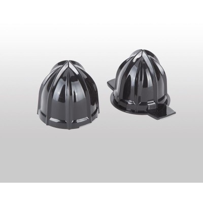 JATA EX421 exprimidor Exprimidor eléctrico con brazo 40 W Negro, Acero inoxidable, Transparente