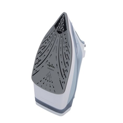JATA PL1058C plancha Plancha a vapor Suela de cerámica 3000 W Gris, Blanco