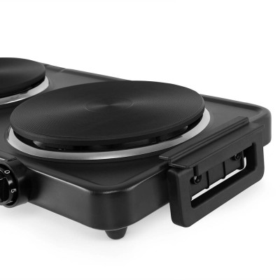 Orbegozo PE2855 hobs Negro Encimera Hornillo eléctrico   Placa eléctrica 2 zona(s)