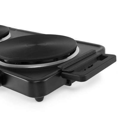 Orbegozo PE2855 hobs Negro Encimera Hornillo eléctrico   Placa eléctrica 2 zona(s)