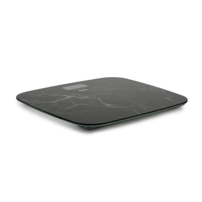 JATA HBAS1415 báscula de baño Rectángulo Negro, Color mármol Báscula personal electrónica
