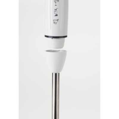 JATA BT126 licuadora Batidora de inmersión 400 W Acero inoxidable, Blanco