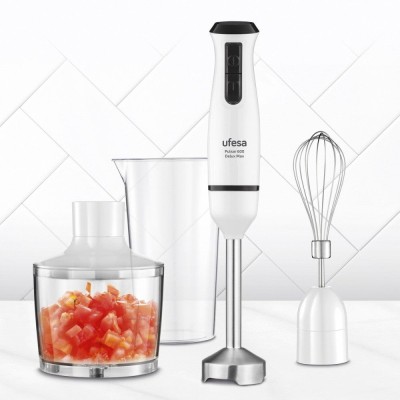 Ufesa 70105523 licuadora 0,6 L Batidora de inmersión 600 W Negro, Blanco