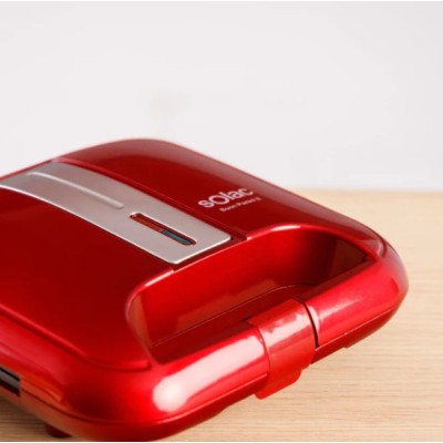 Solac S96804000 sandwichera 750 W Rojo